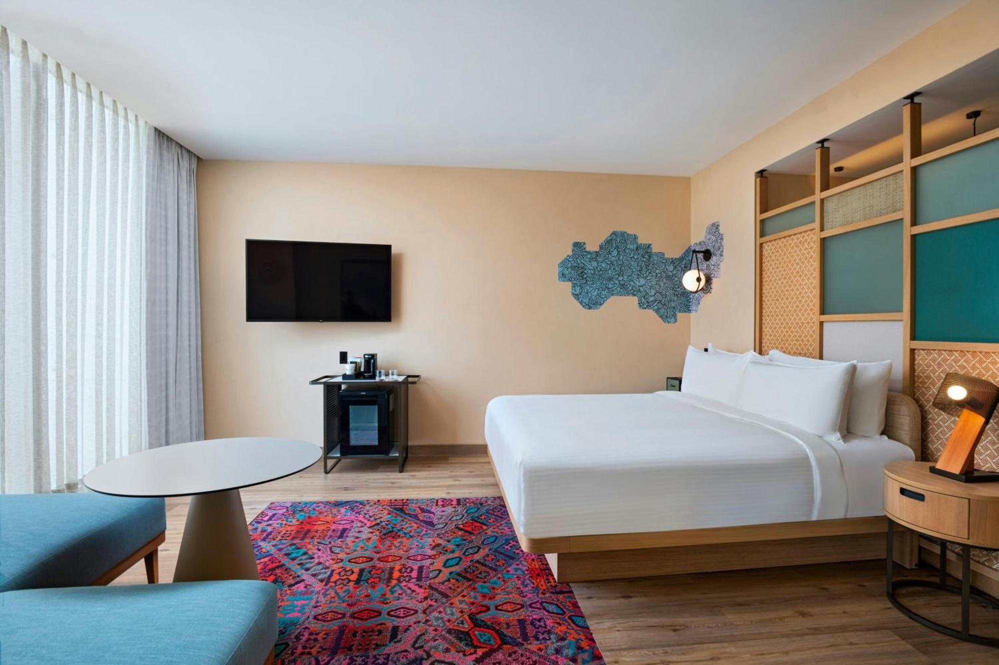 Hotel Aloft Playa Del Carmen Esterno foto A room at the hotel