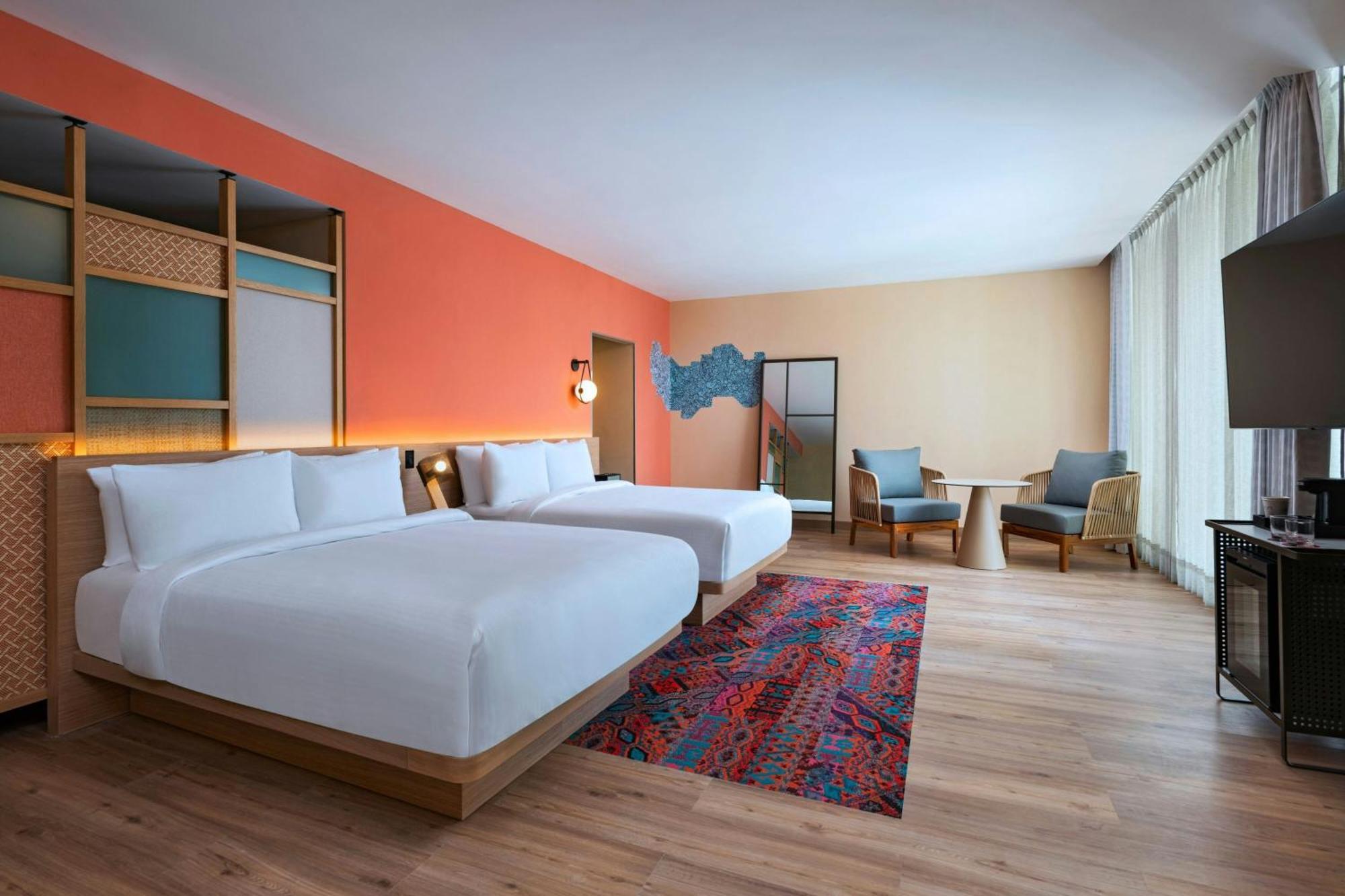 Hotel Aloft Playa Del Carmen Esterno foto A room at the hotel