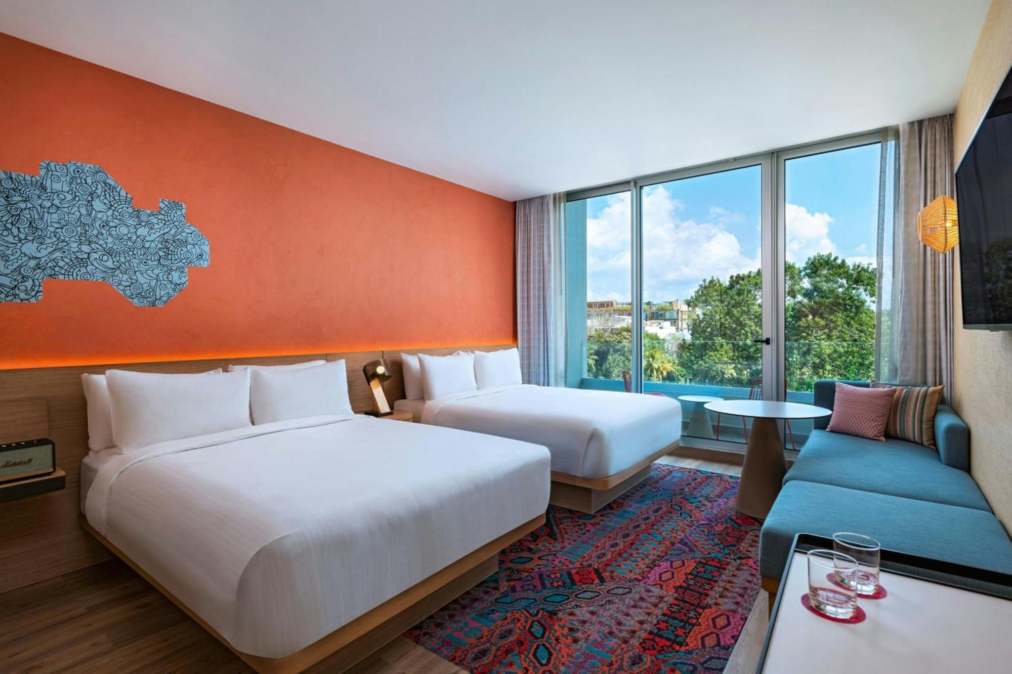 Hotel Aloft Playa Del Carmen Esterno foto Deluxe Room
